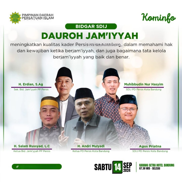 Dauroh Jamiyyah SDIJ PD PERSIS Kabupaten Pasaman Barat